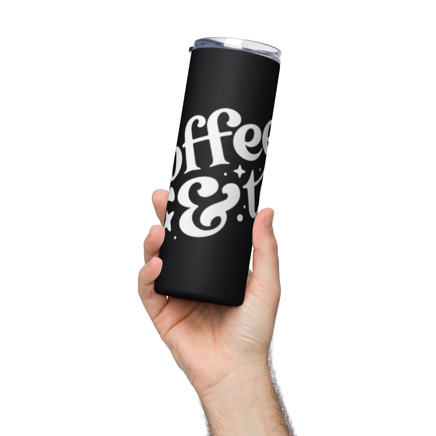 Coffee & Tea: Black Tumbler