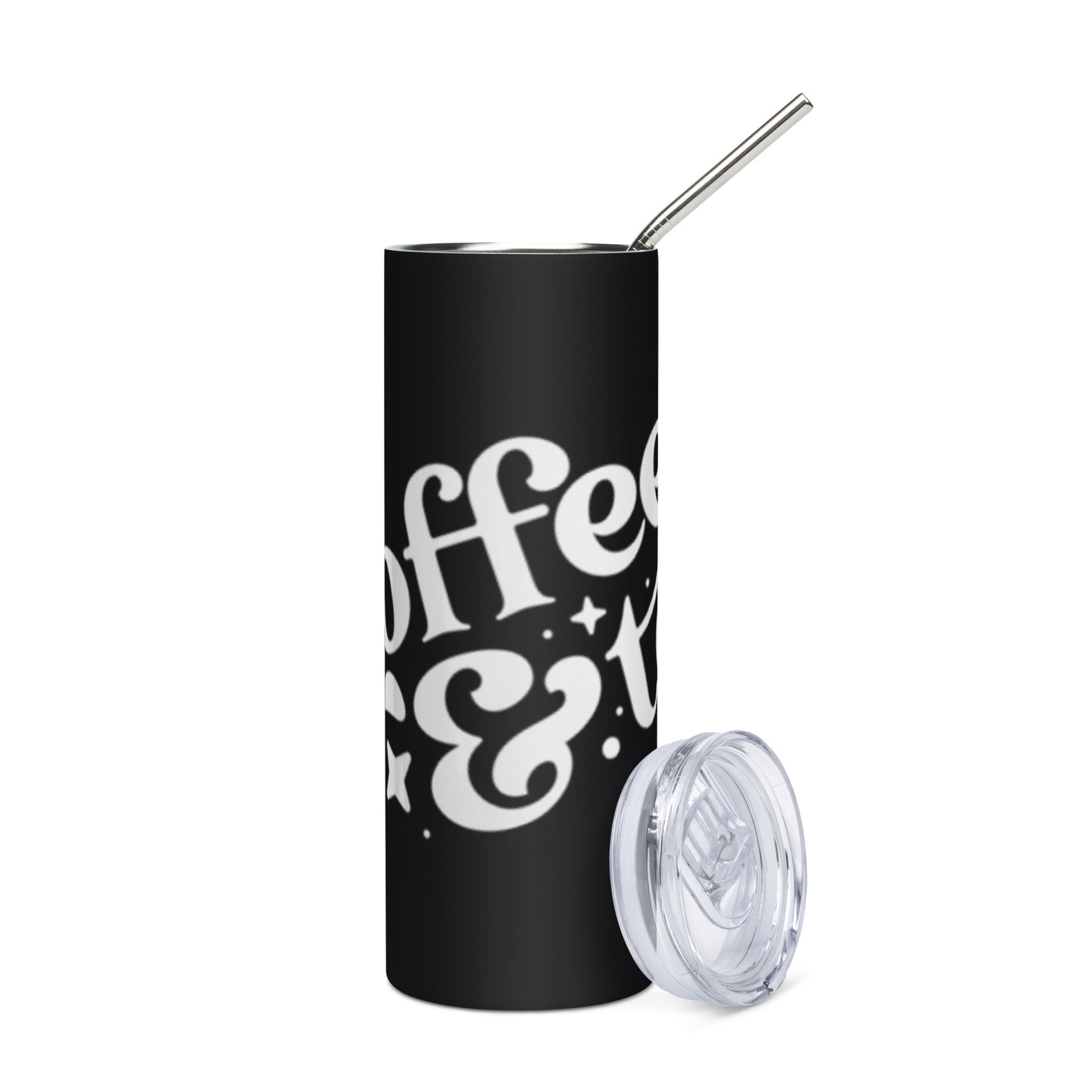 Coffee & Tea: Black Tumbler